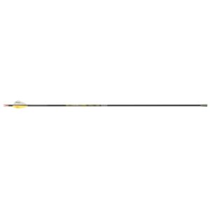 victory archery vap elite arrows with blazer vanes (pack of 6), black, 350