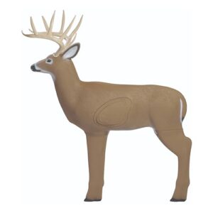 big shooter crossbow buck 3d archery target with replaceable core, brown