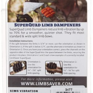 Sims Vibration Laboratory Limbsaver SuperQuad Limb Dampener, Purple