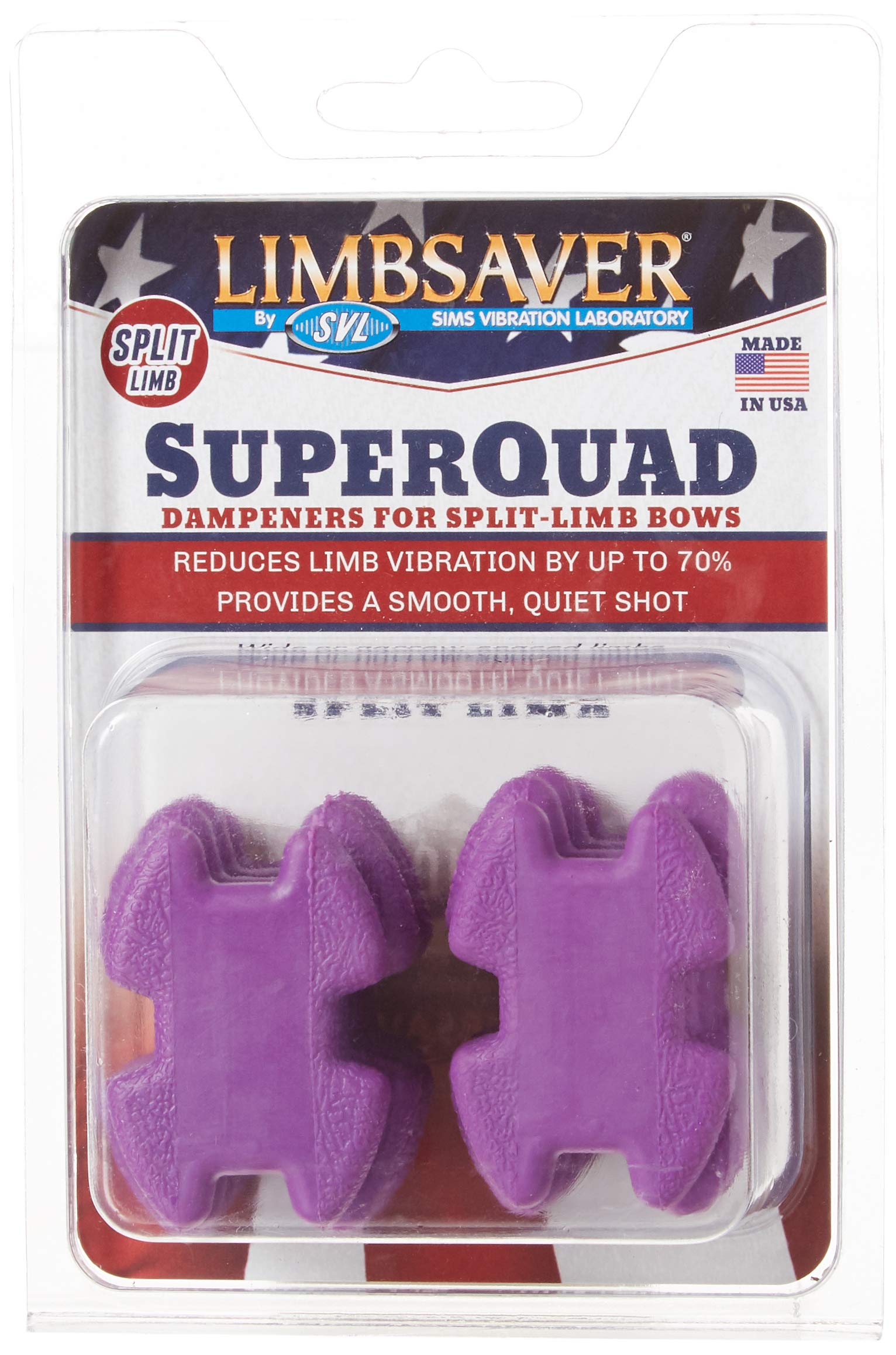 Sims Vibration Laboratory Limbsaver SuperQuad Limb Dampener, Purple