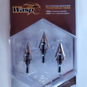 Wasp Archery SharpShooter Traditional 150 Grain Cut On Contact Broadhead