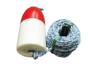 kufa 100' non-lead sinking line & 11'' red/white float combo fws100