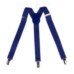 mens/womens/juniors "royal blue" suspender y-shape adjustable