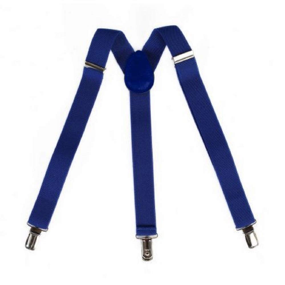 Mens/Womens/Juniors "Royal blue" Suspender Y-shape Adjustable