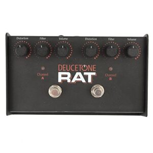 pro co deucetone rat dual distortion/fuzz/overdrive pedal