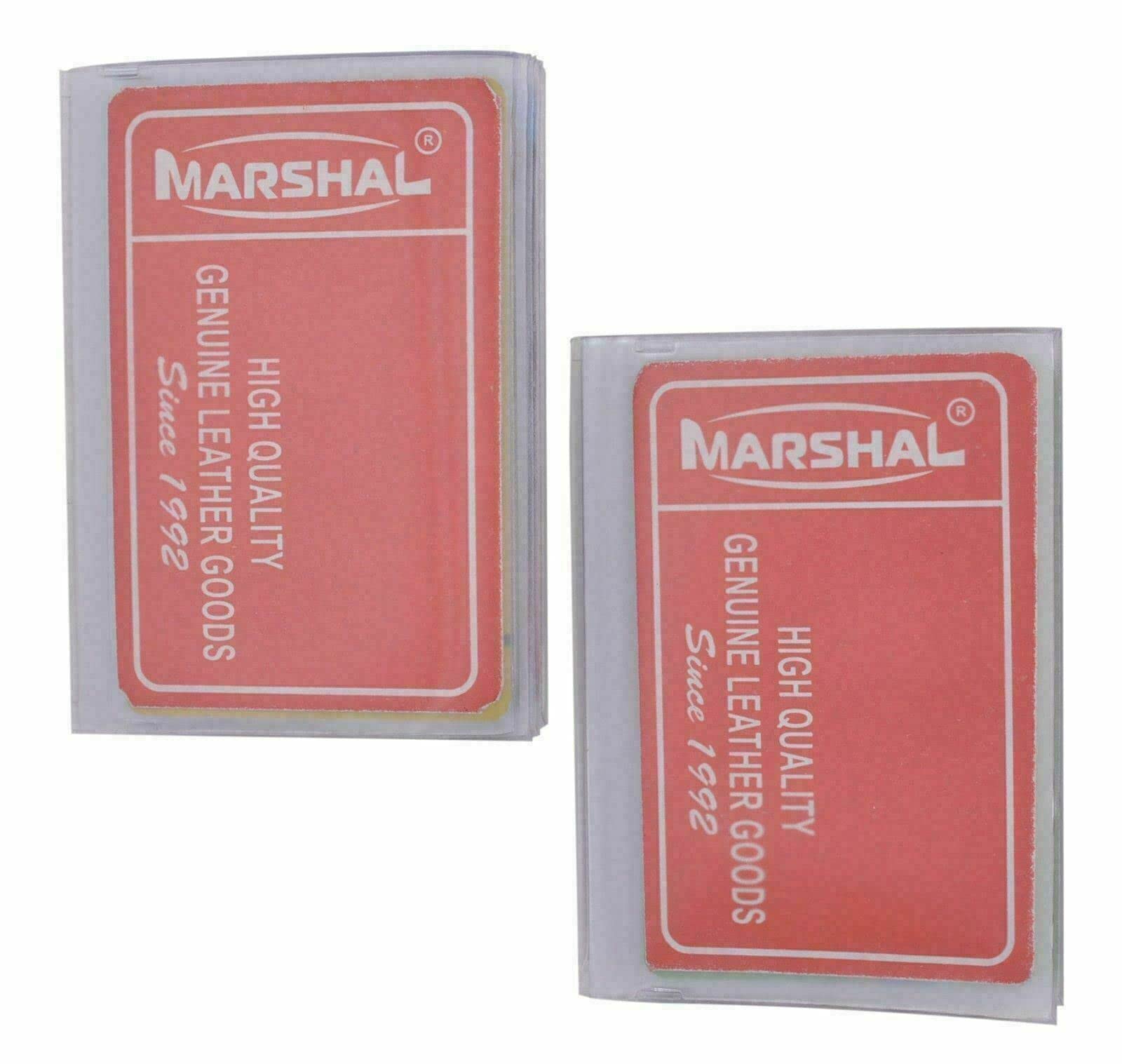 Marshal® WALLET INSERTS SET OF 2 ACCORDION STYLE CARD PICTURE HOLDER RARE