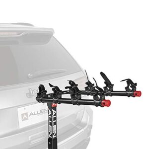 Allen Sports Deluxe 4-Bike Hitch Mount Rack (2-Inch Receiver) , Black