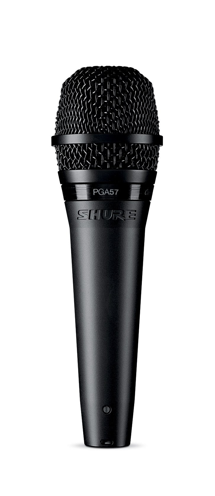 Shure PGA57 Dynamic Microphone - Professional Quality Instrument Mic with Cardioid Pick-up Pattern, 3-in XLR Connector, 15' XLR-to-XLR Cable, Stand Adapter and Zipper Pouch, (PGA57-XLR)