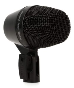 shure pga52 dynamic microphone - swivel-mount kick-drum with cardioid pick-up pattern, no cable (pga52-lc)