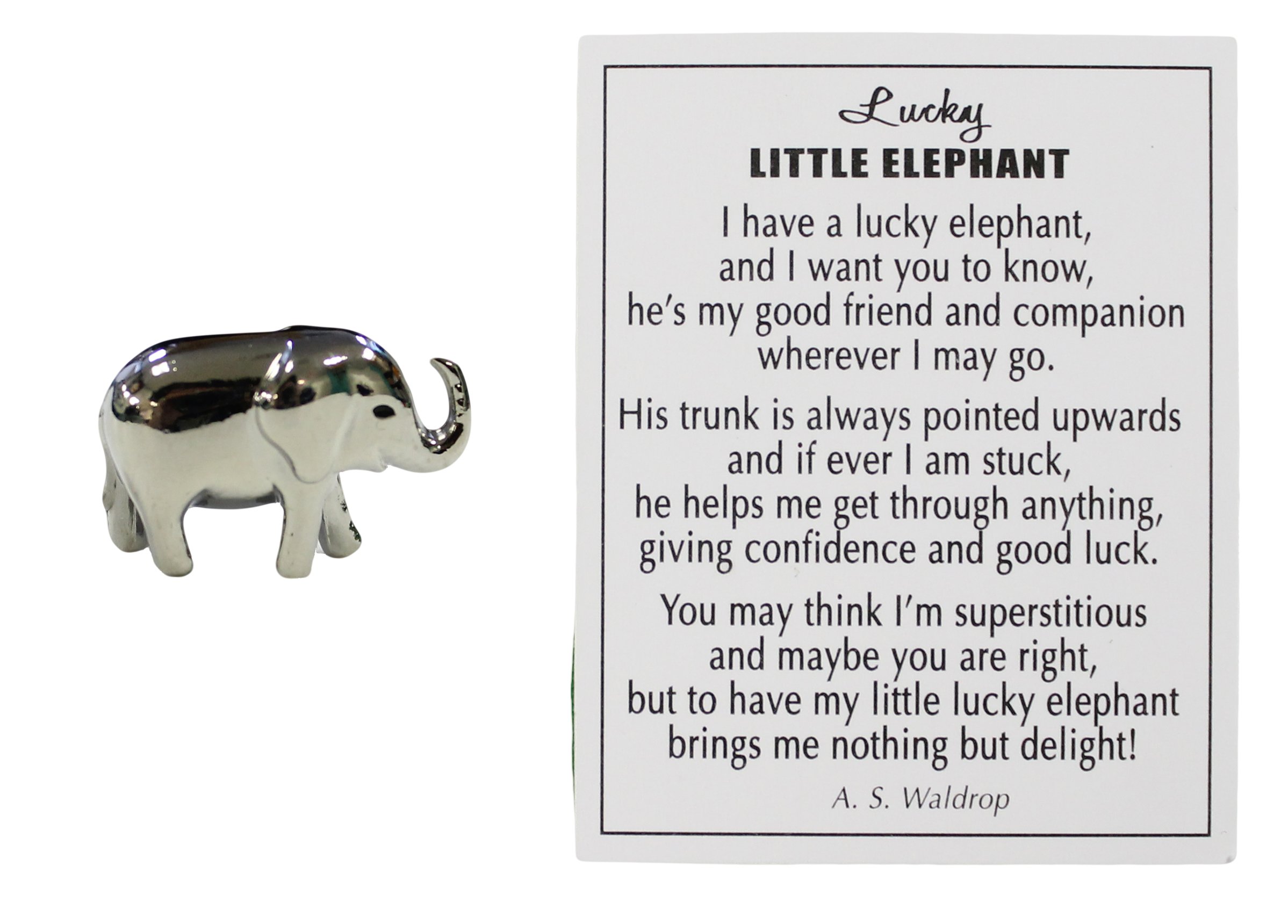 Ganz Lucky Little Elephant Charm with Story Card!