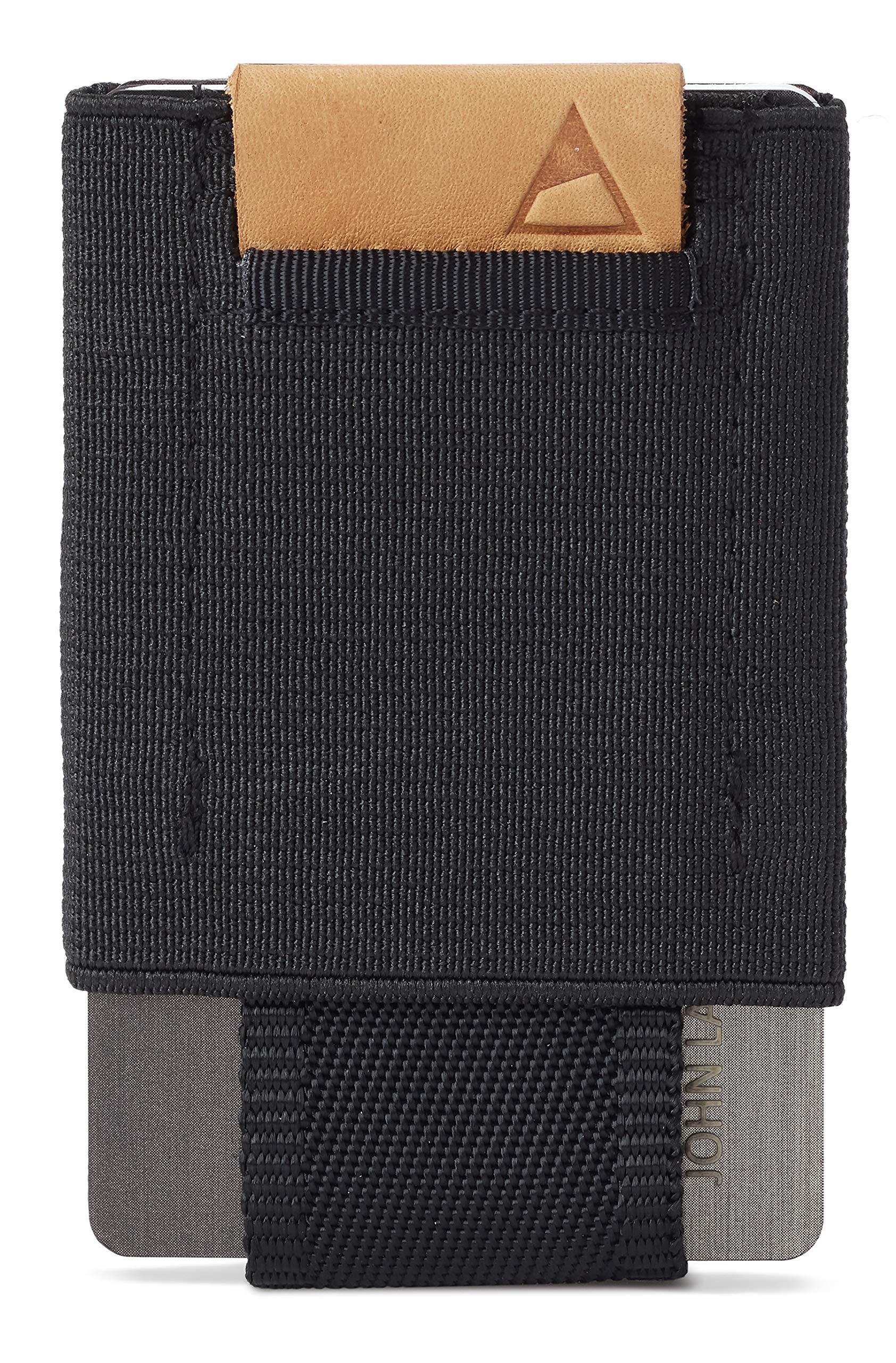 NOMATIC Minimalistic Wallet for Men and Women - Slim Wallet Fits In Front Pocket - Holds 4-15 Cards - Hidden Cash Holder and Key Holder Pocket (Black)