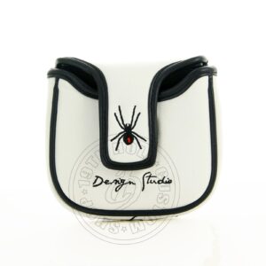 Spider High-MOI Mallet Putter Headcover, Heel Shaft, White