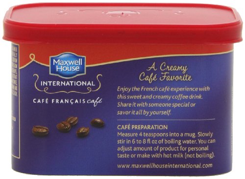 Maxwell House International Coffee Cafe Francais, 7.6 Ounce Cans (Pack of 8)