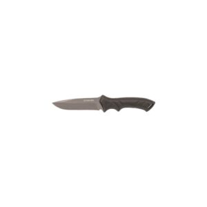 schrade schf31 9.7in stainless steel full tang fixed blade knife with 4.5in drop point blade and tpe handle for outdoor survival, camping and bushcraft