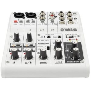 Yamaha AG06 6-Channel Mixer / 2 Microphone , White