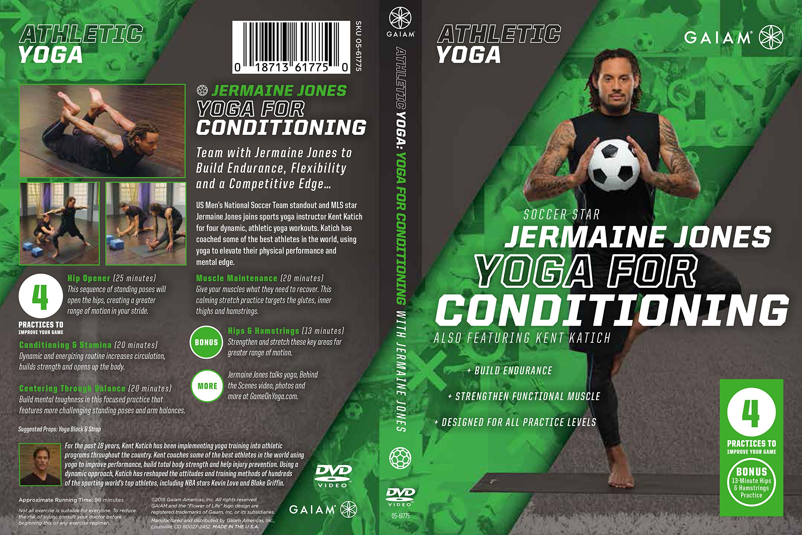 Gaiam Athletic Yoga: Yoga for Conditioning with Jermaine Jones