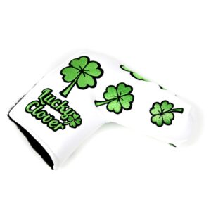 Lucky Clover Magnetic putter cover Headcover for Scotty Cameron Taylormade Odyssey Blade