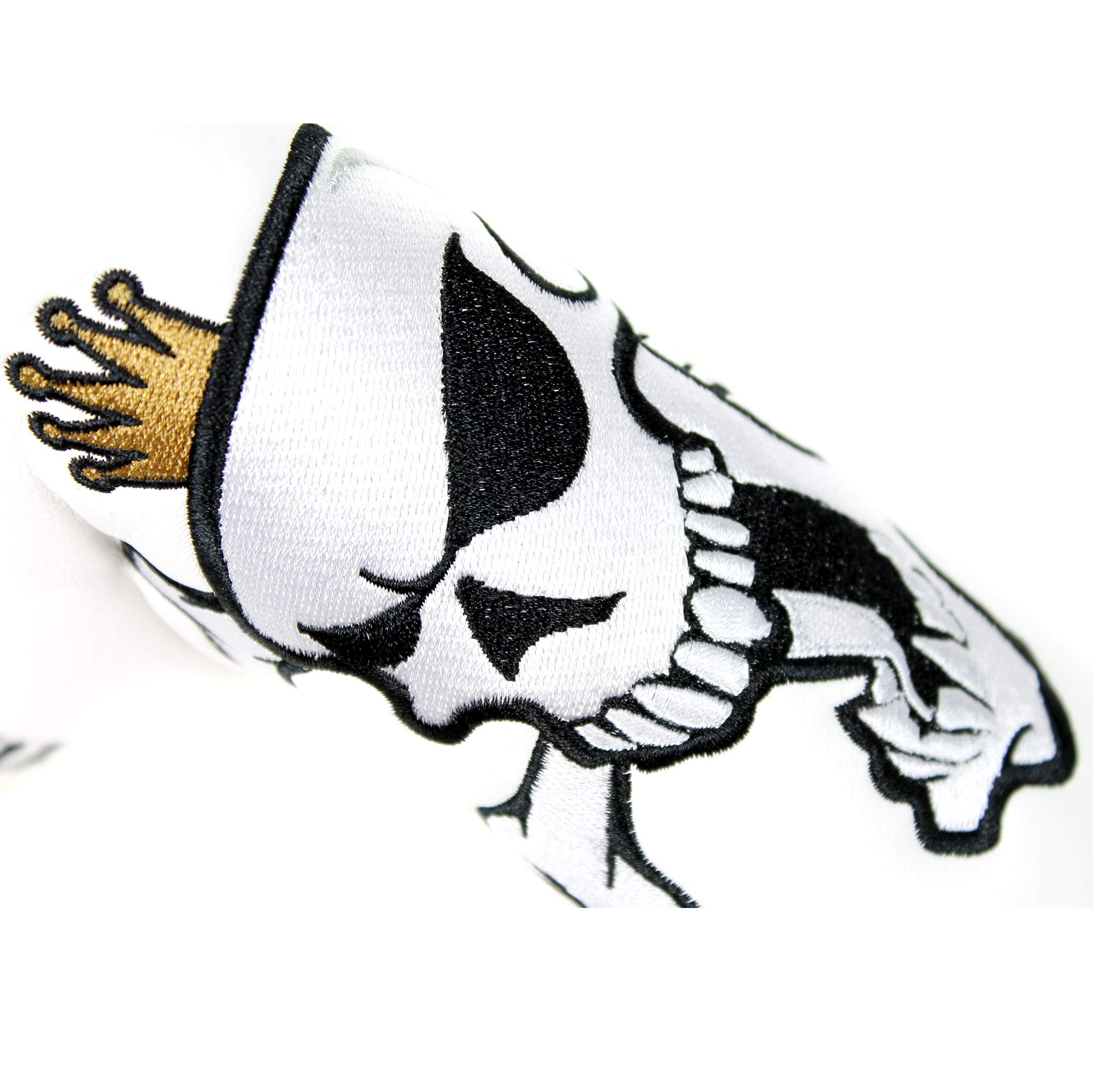 King Skull Putter Cover Magnetic Headcover for Scotty Cameron Taylormade Odyssey Blade