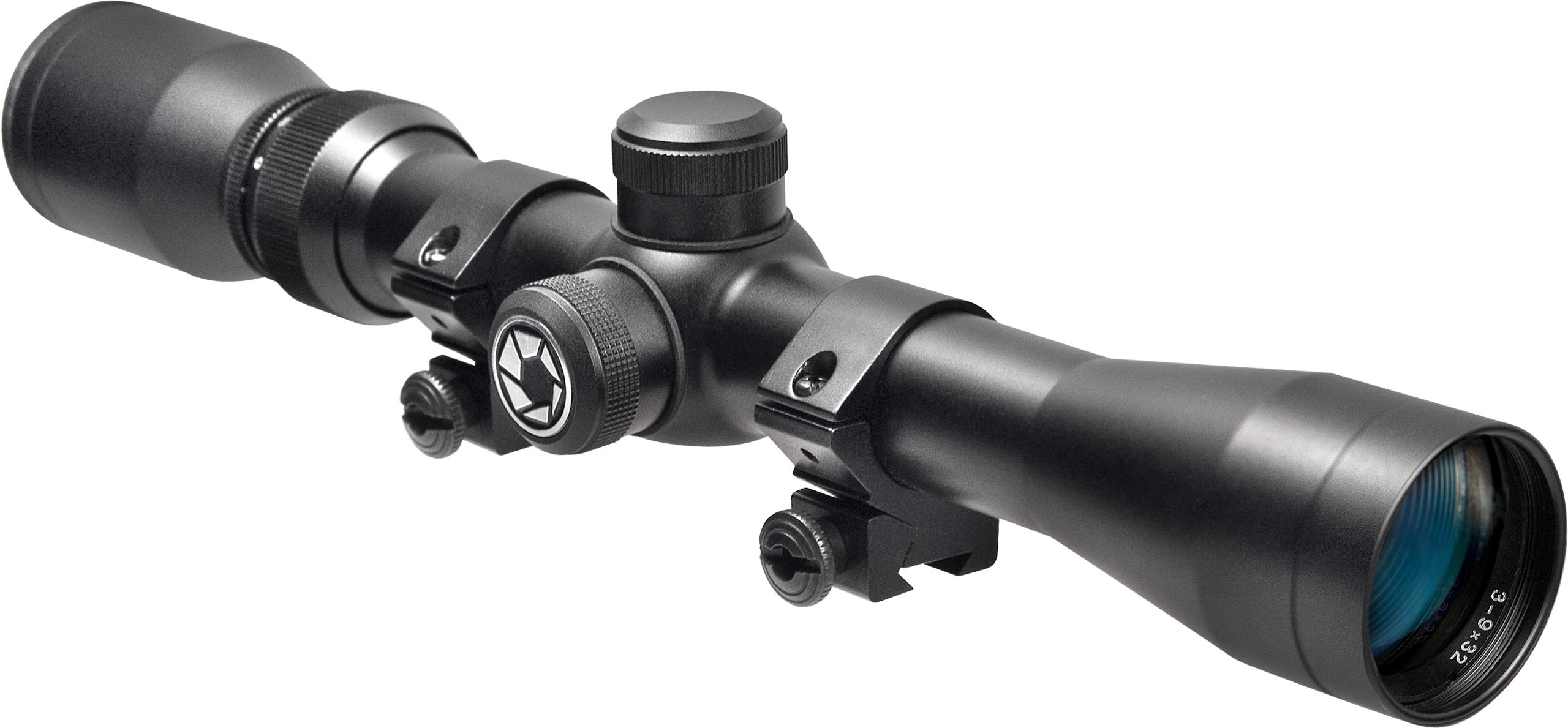 Barska AC13754 Plinker22 Scope 3-9x32 30/30 Crosshair Reticle with Rings for Hunting & Targeting