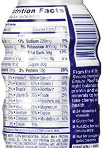 Ensure Plus Nutrition Shake, 8 FL Oz each, 30 Count