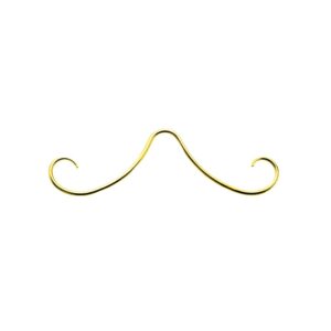 bodyjewelryonline 1.2mm gold septum mustache septum ring 16g stainless steel moustache septum piercing nose ring septum jewelry