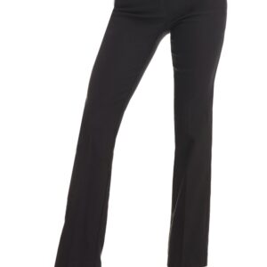 Rekucci Womens Ease into Comfort Bootcut Pant (14 Short, Black)