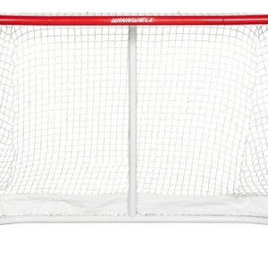 Winnwell Regulation Size Hockey Net - Indoor & Outdoor Heavy Duty Goal - Good for Street, Field & Rink