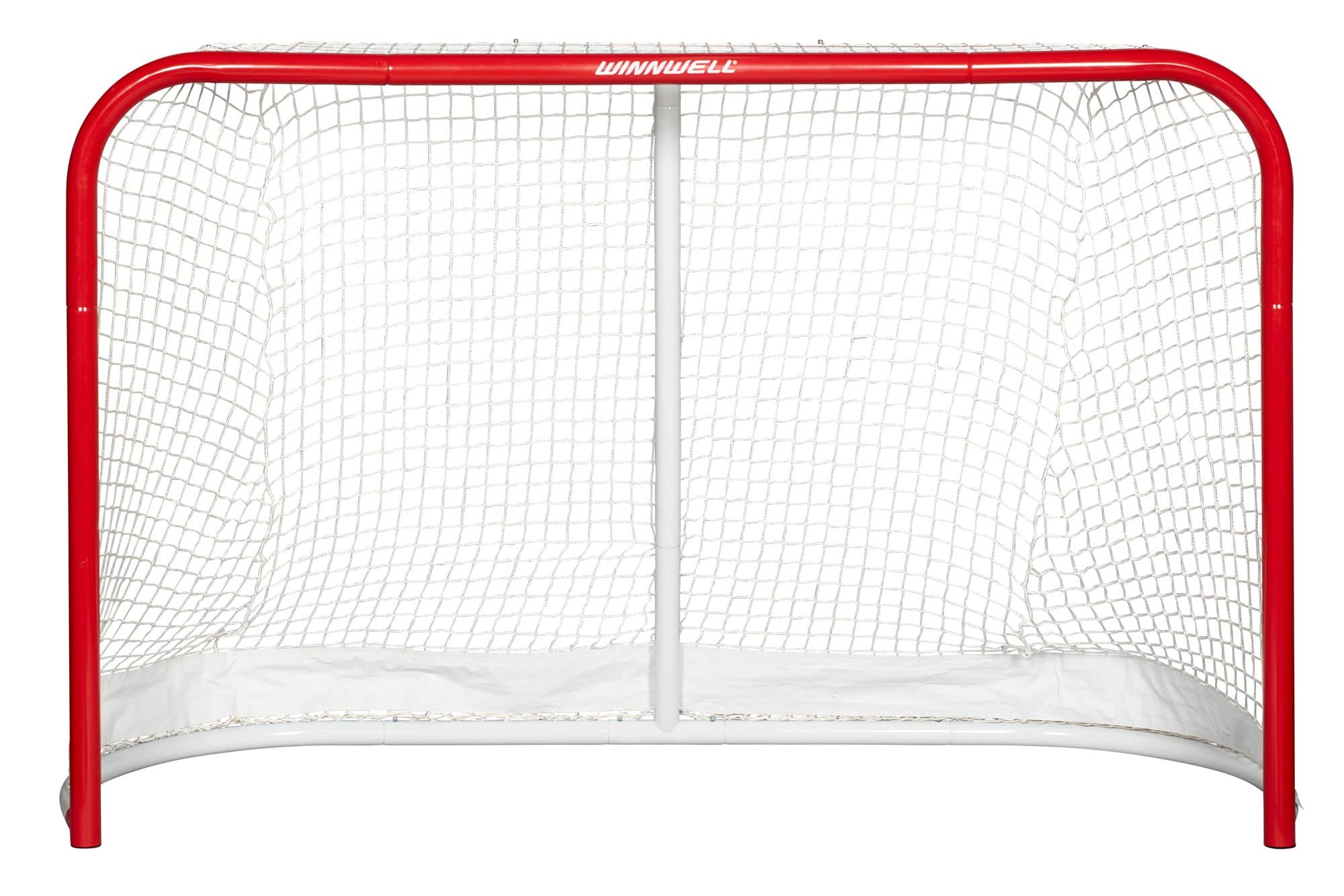 Winnwell Regulation Size Hockey Net - Indoor & Outdoor Heavy Duty Goal - Good for Street, Field & Rink