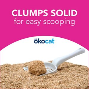 ökocat Super-Soft Natural Wood Clumping Cat Litter with Odor Control, Large,16.7 lbs