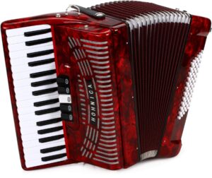 hohner accordions 1305-red 97-key accordion