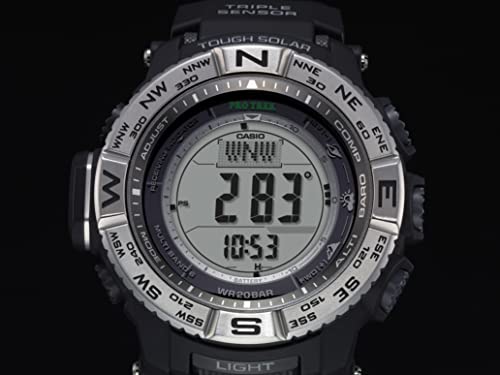 Casio Men's Pro Trek PRW-3500-1CR Solar Powered Atomic Resin Digital Watch