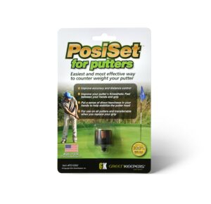 greenkeepers posiset for putters, black, small