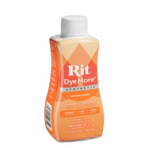 Rit DyeMore Liquid Dye, Apricot Orange 7 Fl Oz (Pack of 1)