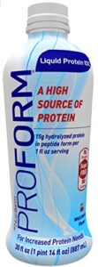 proform liquid protein 100, wild cherry flavor, 1 bottle (30 fl oz)