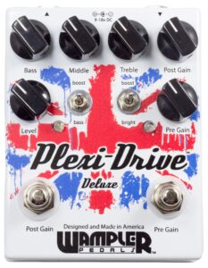 wampler eq effects pedal, plexi-drive deluxe overdrive