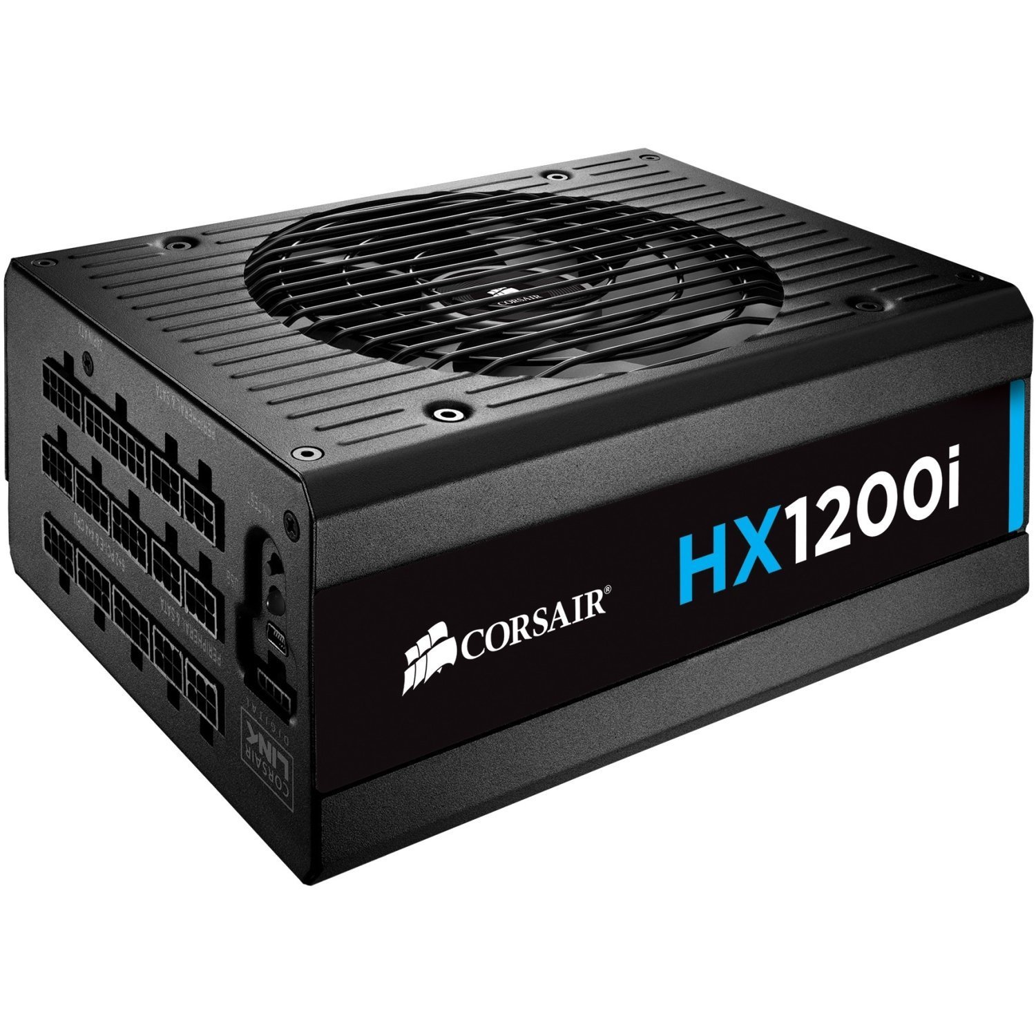 Corsair HXi Series, HX1200i, 1200 Watt, 80+ Platinum Certified, Fully Modular - Digital Power Supply