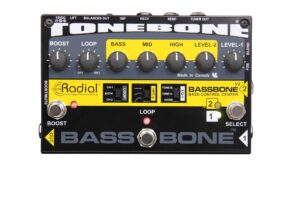 tonebone bassbone v2 guitar effects switcher - black