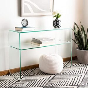 safavieh home collection hollis clear console table