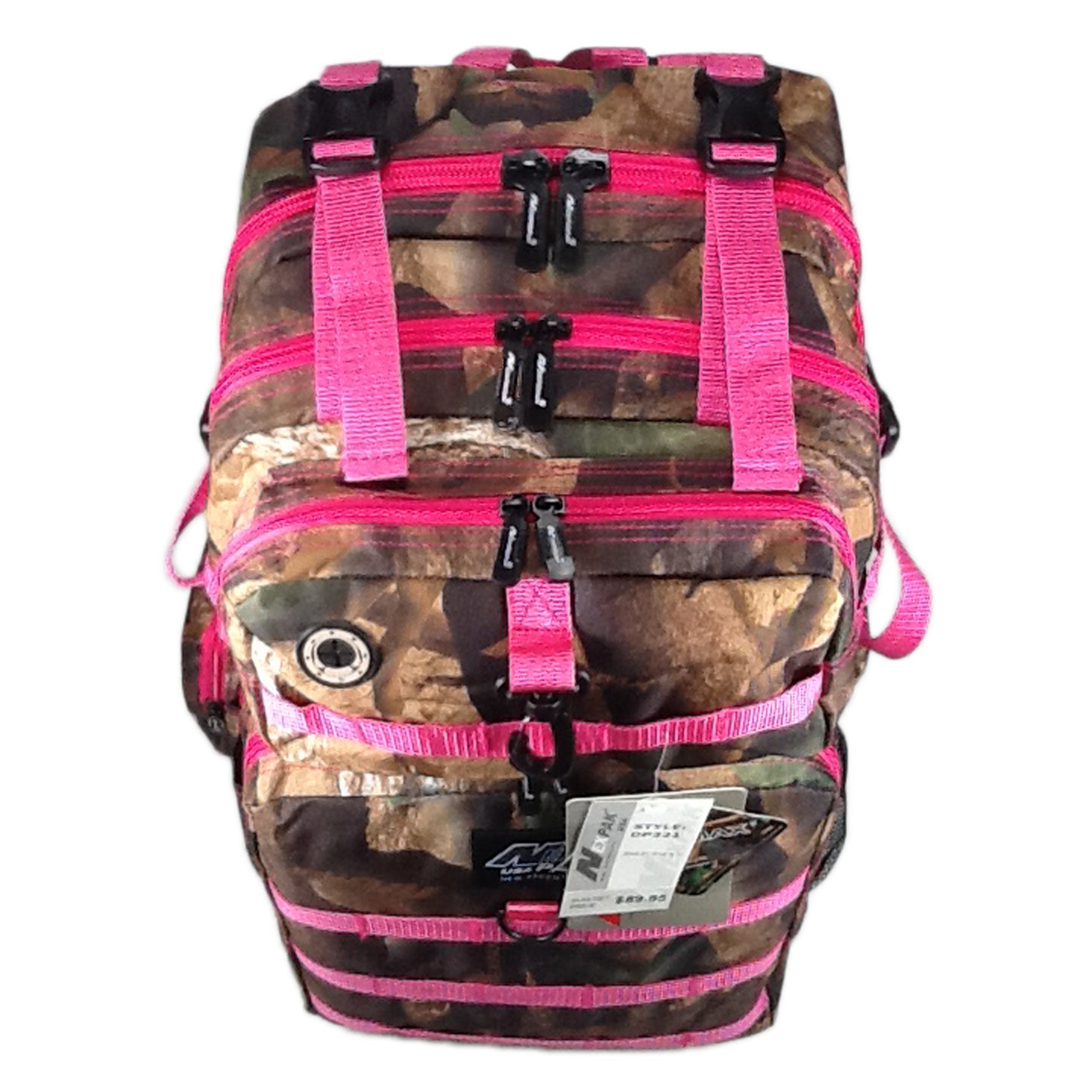 Nexpak 21inch 2000 cu in Great Hunting Camping Hiking Backpack DP321 DCPK Pink DIGITAL CAMOUFLAGE