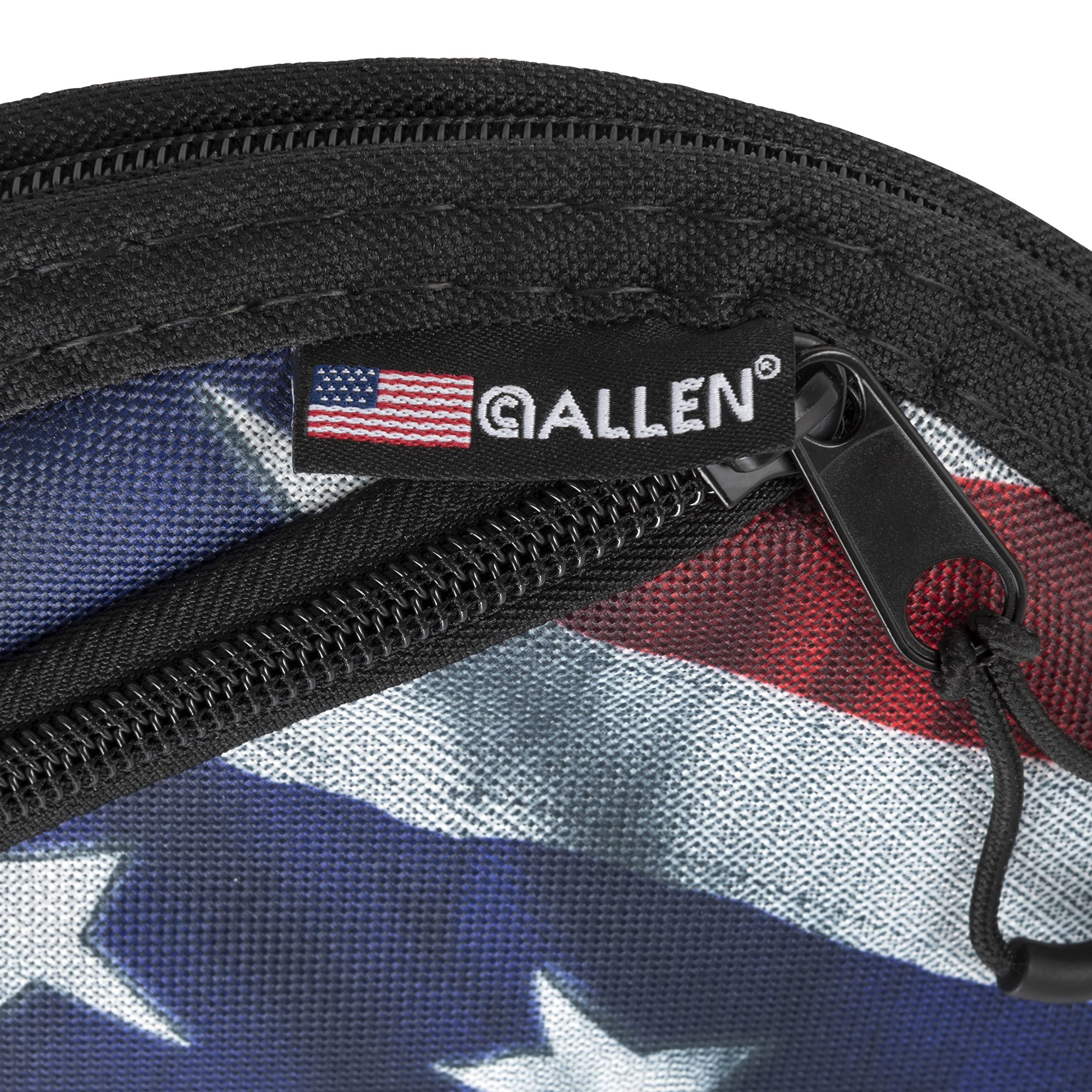 Allen Company One Pocket 9" Auto-Fit Handgun Case, Stars & Stripes