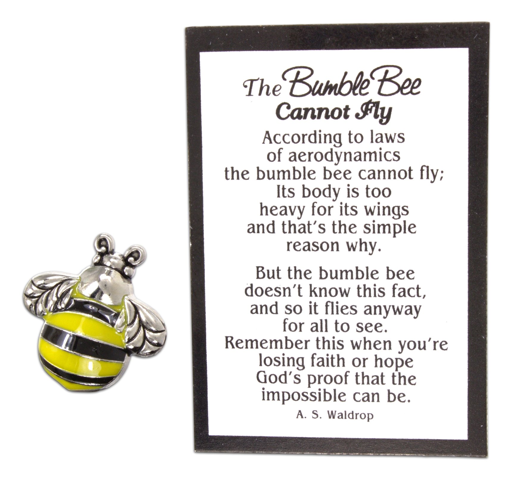 The Bumble Bee Cannot Fly Pocket Token