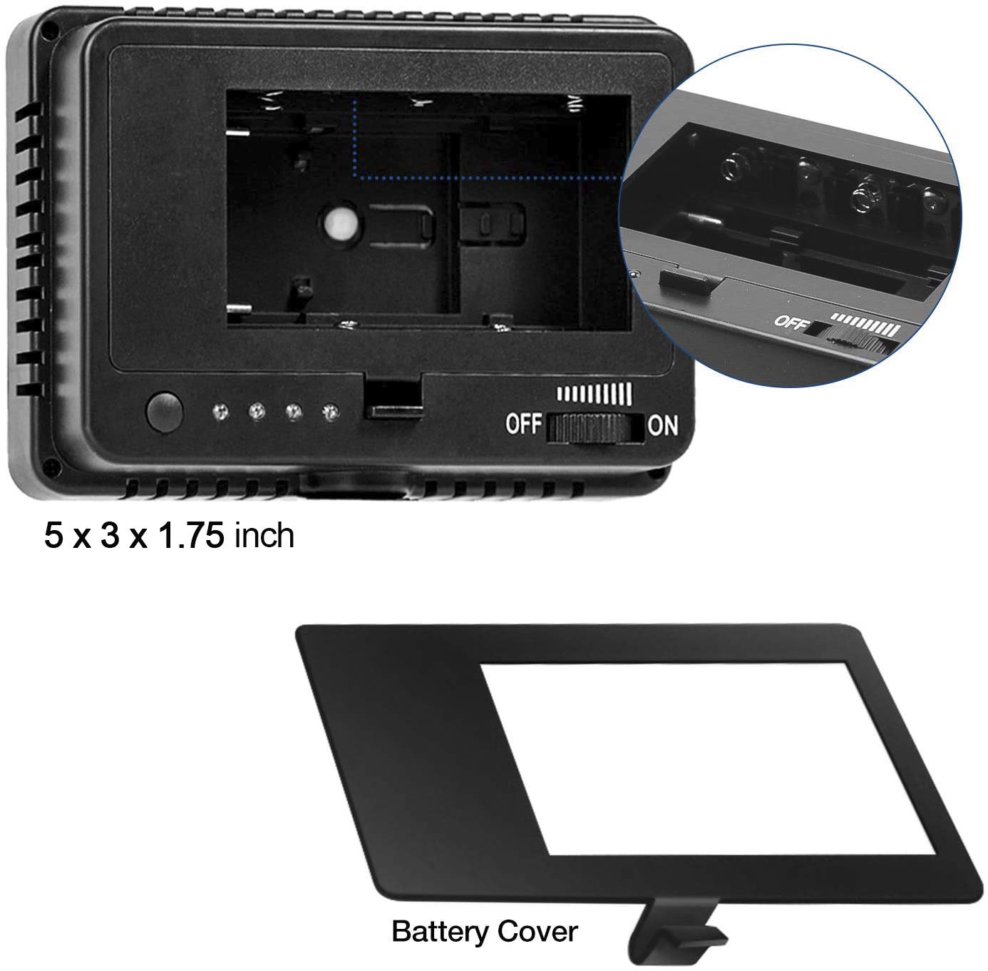 Julius Studio [2 Pack] 216 LED Camera Light Kits, Ultra High Power 216 LED Video Light Panel DSLR Camcorder LED Video Light, 29.8" Tall Photography Mini Light Stands, Mini Ball Head Adapters, JGG2287