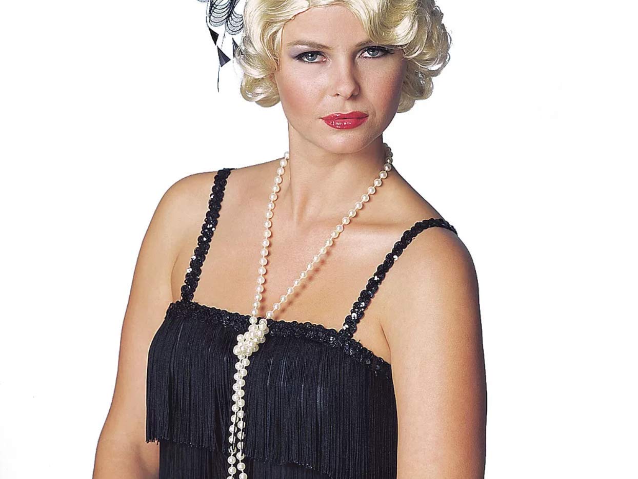 Classic Faux Pearl Necklace, 62" (1 Count) - Luxurious Style Accessory, Perfect for Fashion-Forward Ladies