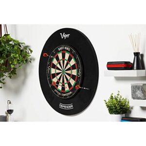 Viper by GLD Products Defender Dartboard Surround Wall Protector , Black