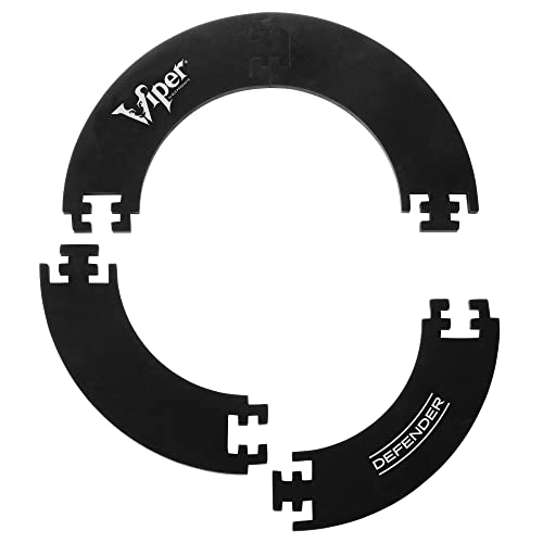 Viper by GLD Products Defender Dartboard Surround Wall Protector , Black