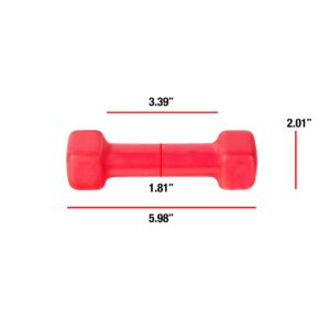 CAP Barbell Vinyl Coated Dumbbell, 2 lb Single