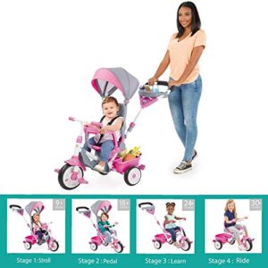 Little Tikes Perfect Fit 4-in-1 Trike, Pink, 9 months - 5 years