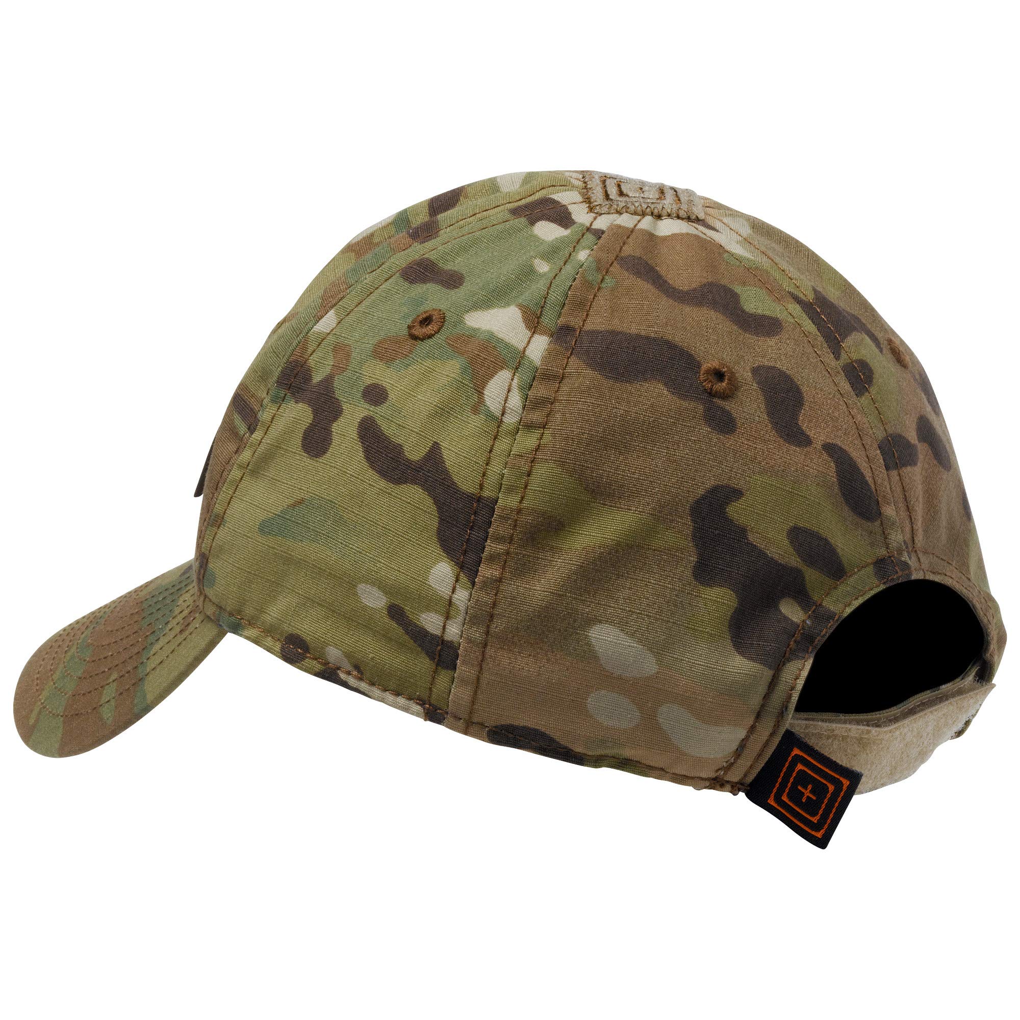 5.11 Tactical Men's Cotton High Curve Brim Adjustable Flag Bearer Cap, Multicam, Style 89063