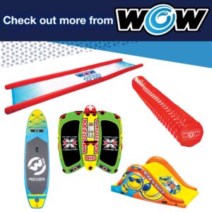 WOW Sports World of Watersports Big Boy 1 2 3 or 4 Person Inflatable Racing Towable Tube for Boating, 15-1130