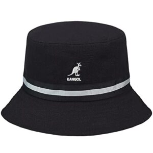 kangol stripe lahinch - black/xl black, x-large